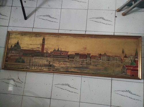 Quadro venezia canal grande - canal,