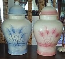 Anfore grandi,ornamentali, gemelle con coperchio