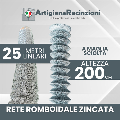 Rete zincata maglia - “a,