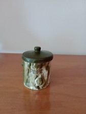 Barattolino porta pepe in ceramica. Originale fine anni 50. Articolo raro. 