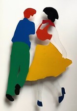 Marco Lodola, "Ballerini" 2001