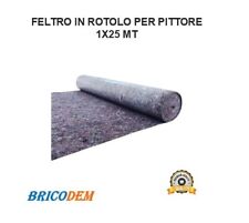 Feltro in Rotolo per Pittore 1x25 mt Assorbente e Riutilizzabile