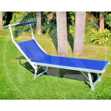 Lettino spiaggia papillon con - lettino,