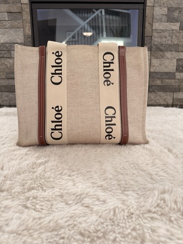 Borsa chloe woody tote - woody, bag