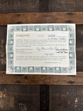 ROLEX GARANZIA PAPER DATEJUST 6917 DOCUMENTO ORIGINALE VINTAGE PAPER