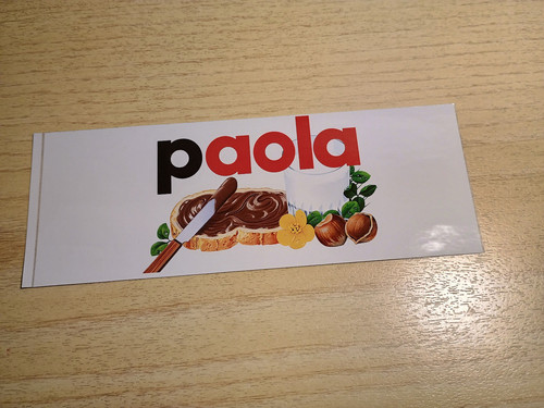 Nomi adesivi nutella - nutella,