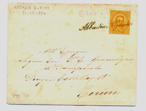 1880 italia storia postale - 1880,