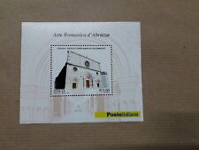 2010 ITALIA FOGLIETTO ARTE ROMANICA D'ABRUZZO NUOVO 