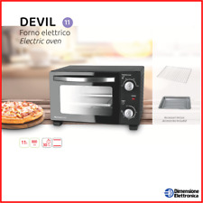 Fornetto Elettrico Forno Timer Melchioni Family Devil 11 Litri 800W Griglia 230v