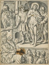 Ecce homo, grisaglia, 1750