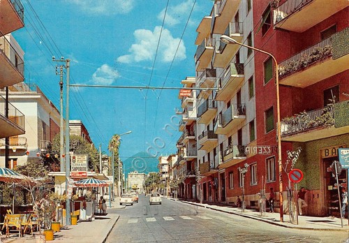 Cartolina portici corso diaz - portici,