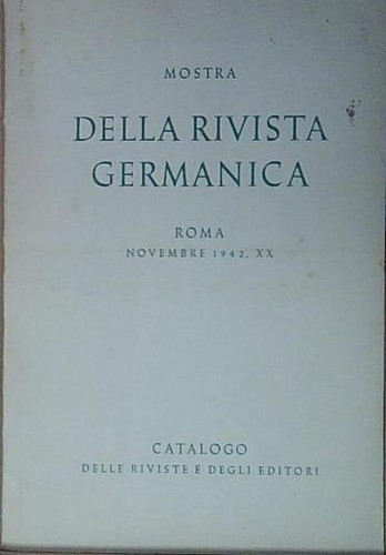 Mostra della rivista germancia - mostra,