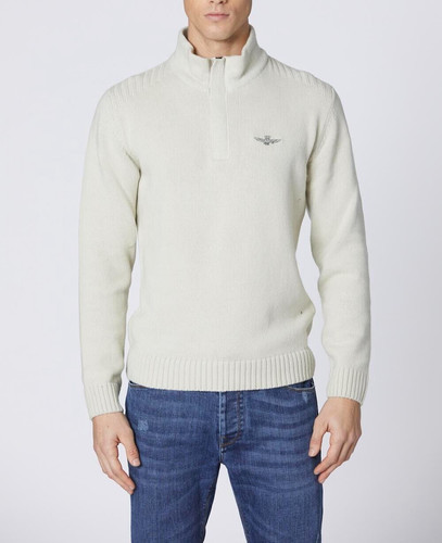 Maglia collo zip aeronautica - maglia,