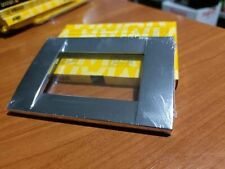 GIACENZA MAGAZZINO PLACCA PLACCHETTA VIMAR 16733.36 3 MODULI 3M CROMO IDEA