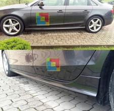 AUDI A4 B8 8K 2008-2015 MINIGONNE LATERALI SPORTIVE SOTTO PORTA RS4 ABT