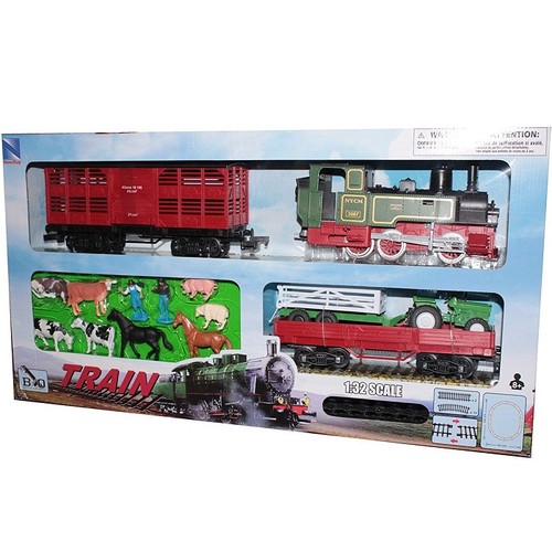 Newray set treno con vagoni - vagoni, e