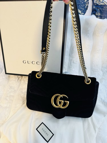 Autentica borsa gucci nera - borsa,