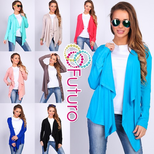 Blazer waterfall cardigan - blazer,