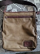 CALVIN KLEIN Borsello Tracolla CK Uomo Pelle o Ecopelle