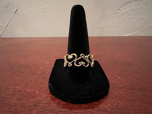 Anello filigrana cuore - , aperto