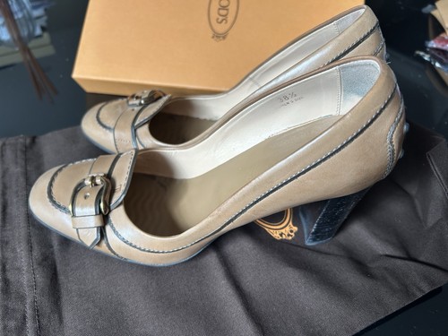 Tod scarpe tacco marrone - tacco,