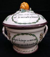 Zuppiera Porcellana Policromo