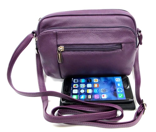 Borsa tracolla vera pelle - a,