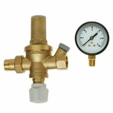 Gruppo Riempimento Automatico 1/2" ICMA 249 con Valvola di Ritegno Manometro 244