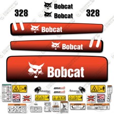 Adatto per Bobcat 328 Kit Decalcomanie Adesivi di Ricambio Mini Escavatore - Vinile 3M!