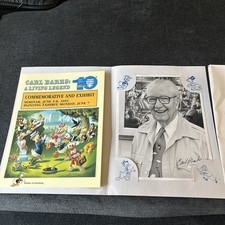 Distributori fumetti Carl Barks firmati 8x10 Diamond 10° vertice annuale rivenditori