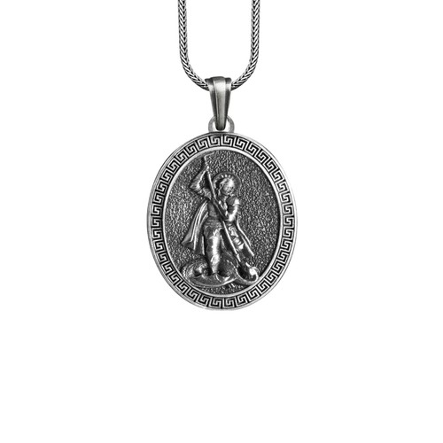 Collana drago san giorgio - drago,