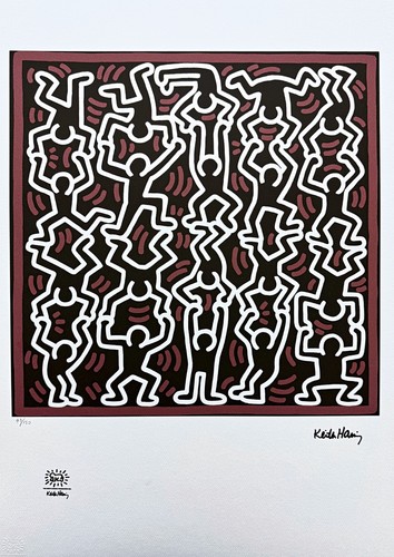 Keith haring gli acrobati - -,