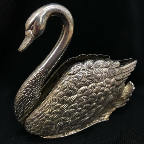 Vintage napkin holder silver - vintage,