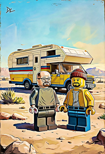 Breaking bad minifigure - breaking, "le