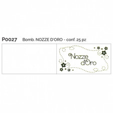 Bigliettini NOZZE D'ORO - 25