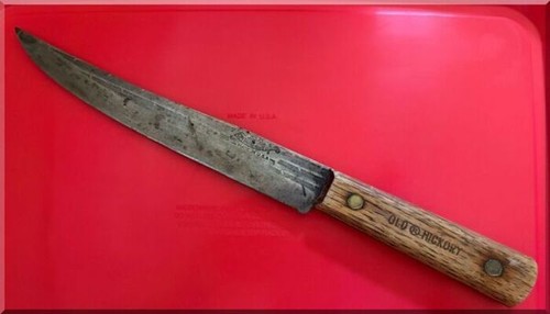 Vecchio coltello macellaio - vecchio,