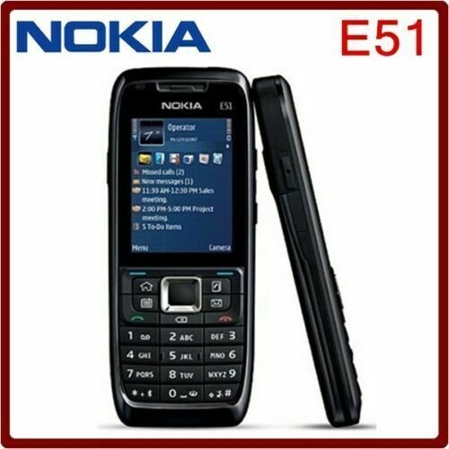 Nokia e51 black steel ohne - nokia,