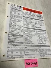 Scheda Tecnica Automobile Opel Corsa 1.5 Td Edizione 1990 Produttore RTA