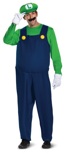 Costume luigi adulto nuovo - costume,