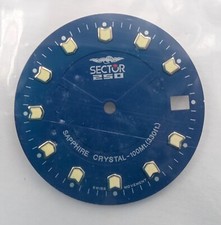 NOS Sector 250 Shapphire Crystal 100 m sphere 5215126021 dial watch vintage