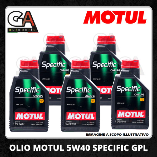 Litri olio motul 5w40 - 5,