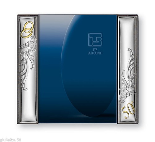 50th gold wedding frame - gold,