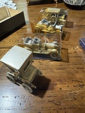 Lotto 4 Macchinine Vintage Metallo Epoca Anni 60 Macchine Auto