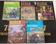 LOT OF 5 VINTAGE CYCLE WORLD
