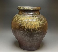 Vecchio vaso grande smaltato