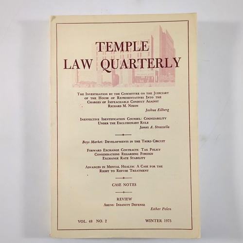 Temple law quarterly nixon - temple,