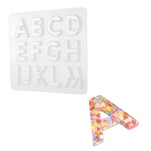 Stampi silicone per lettere - stampi,