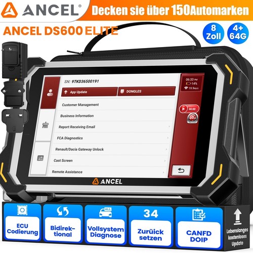 Ancel ds600elite obd2 - ancel,