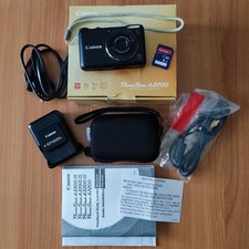 Canon PowerShot A2200 14.1MP Digital Camera Black Completa + SDHC 4 Class 8 GB