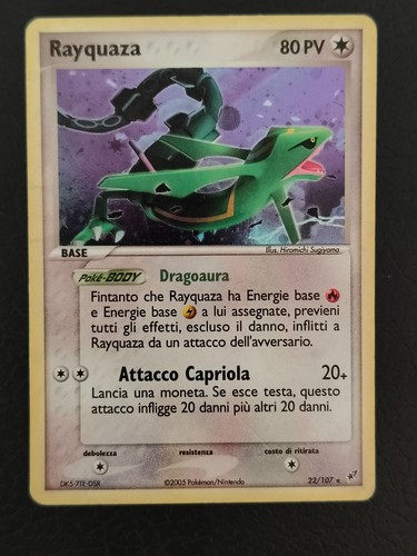 Pokemon rayquaza 107 - pokemon, ex